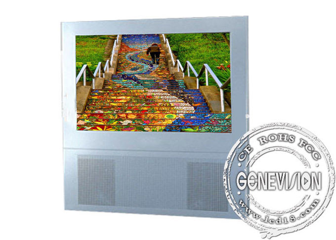 10.4 inch media Player Wall Mount LCD Display , 450:1 Contrast Ratio