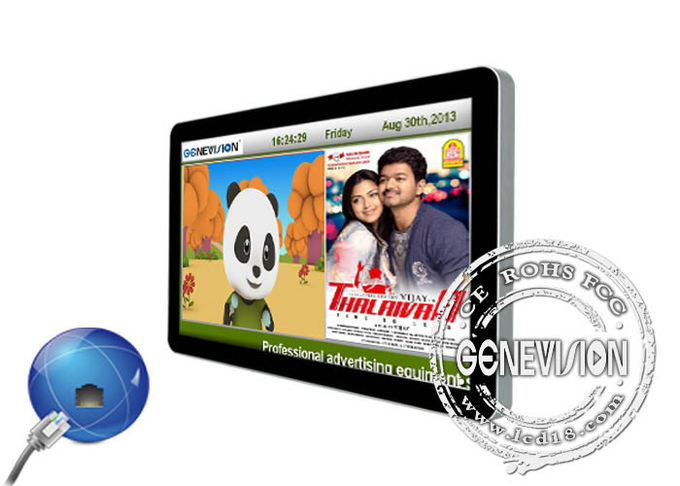 43inch Slim Ad Player 500nits LCD Advertising Display Narrow Bezel Media Player WIFI RJ45 3G Digital Screen