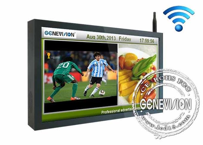 16.7M Color 42 inch wifi digital Signage with DMB Software System Wall Mount LCD Display
