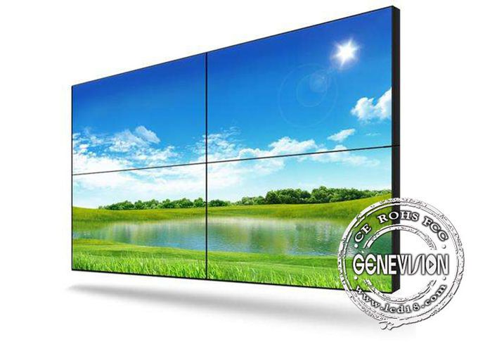 55 Inch Digital Signage Video Wall 3.5mm Super Narrow Bezel 4K UHD for government / Police