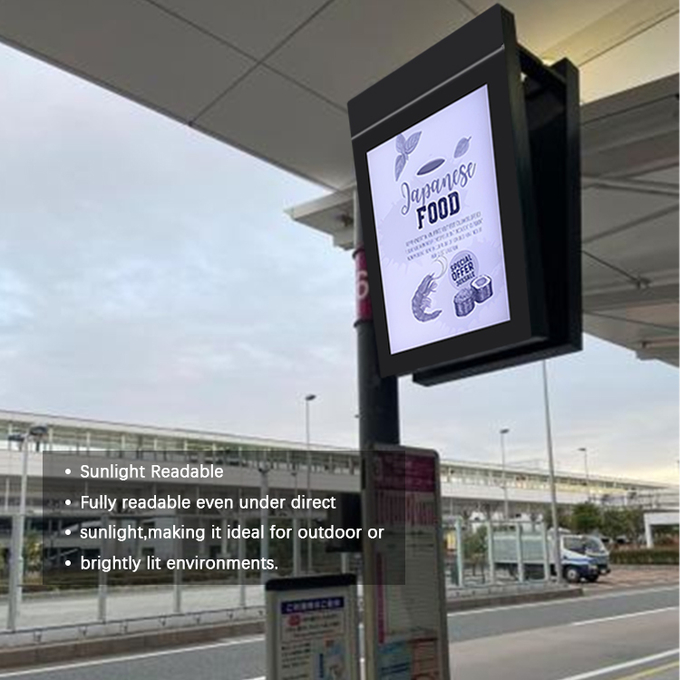 E Ink 13.3 Inch Outdoor Wall Mount Screen Android System WIFI LCD Digital Signage Player Kiosk Advertising for Station Museum 1