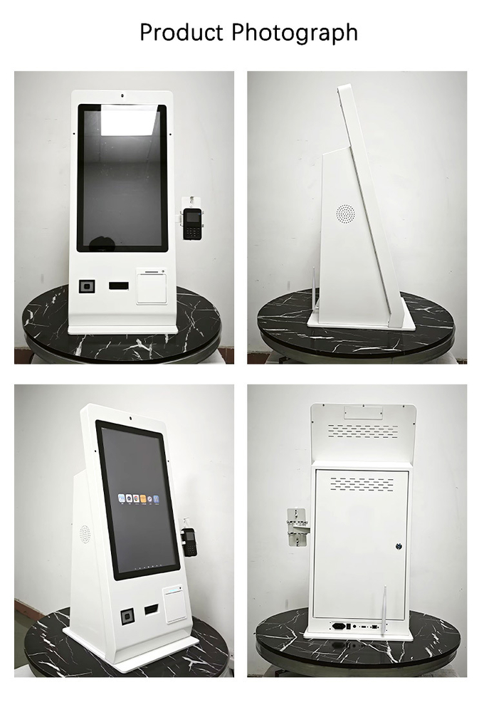 24 Inch Card Dispenser Machine NFC Card Dispenser Hotel Self Check in Kiosk with Card Dispenser QR Code Scanner 2