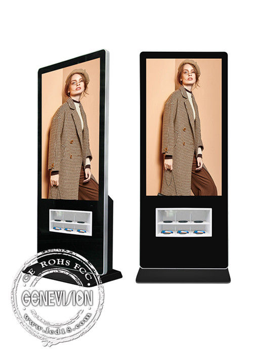 1080P Kiosk Digital Signage 43'' Lcd Wireless Charging Station For Advertising Display
