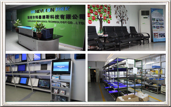 12.1 inch Wall Mount LCD Display , 400cd/m2 lCD Advertising Board